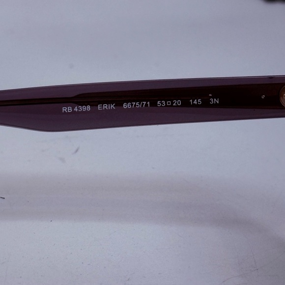 Ray-Ban RB 4398 Erik 6675 71 53 20 145 3N dark grey square Sunglasses main image 5
